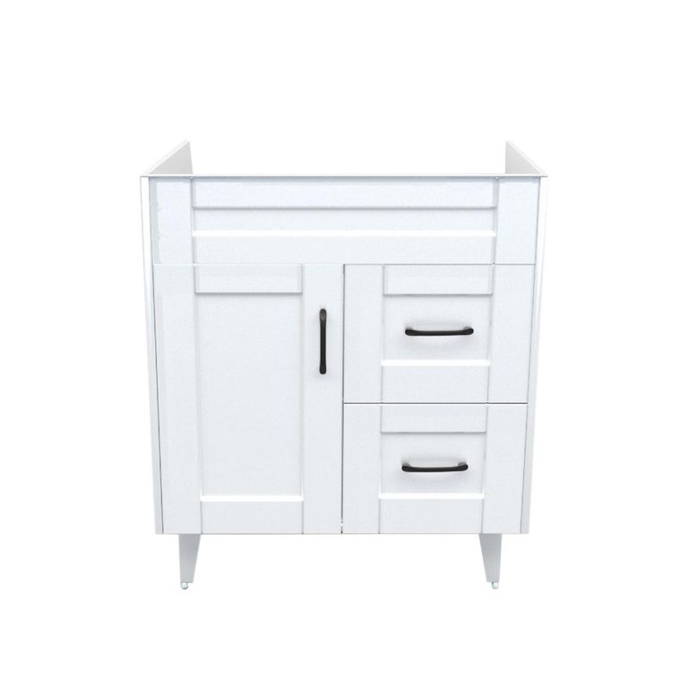 Mueble vanitorio deluxe 70 cm blanco (sin cubierta)