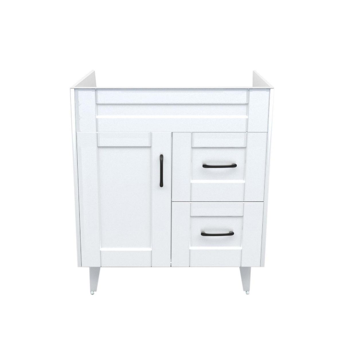 DOMSA - Mueble vanitorio deluxe 70 cm blanco (sin cubierta)