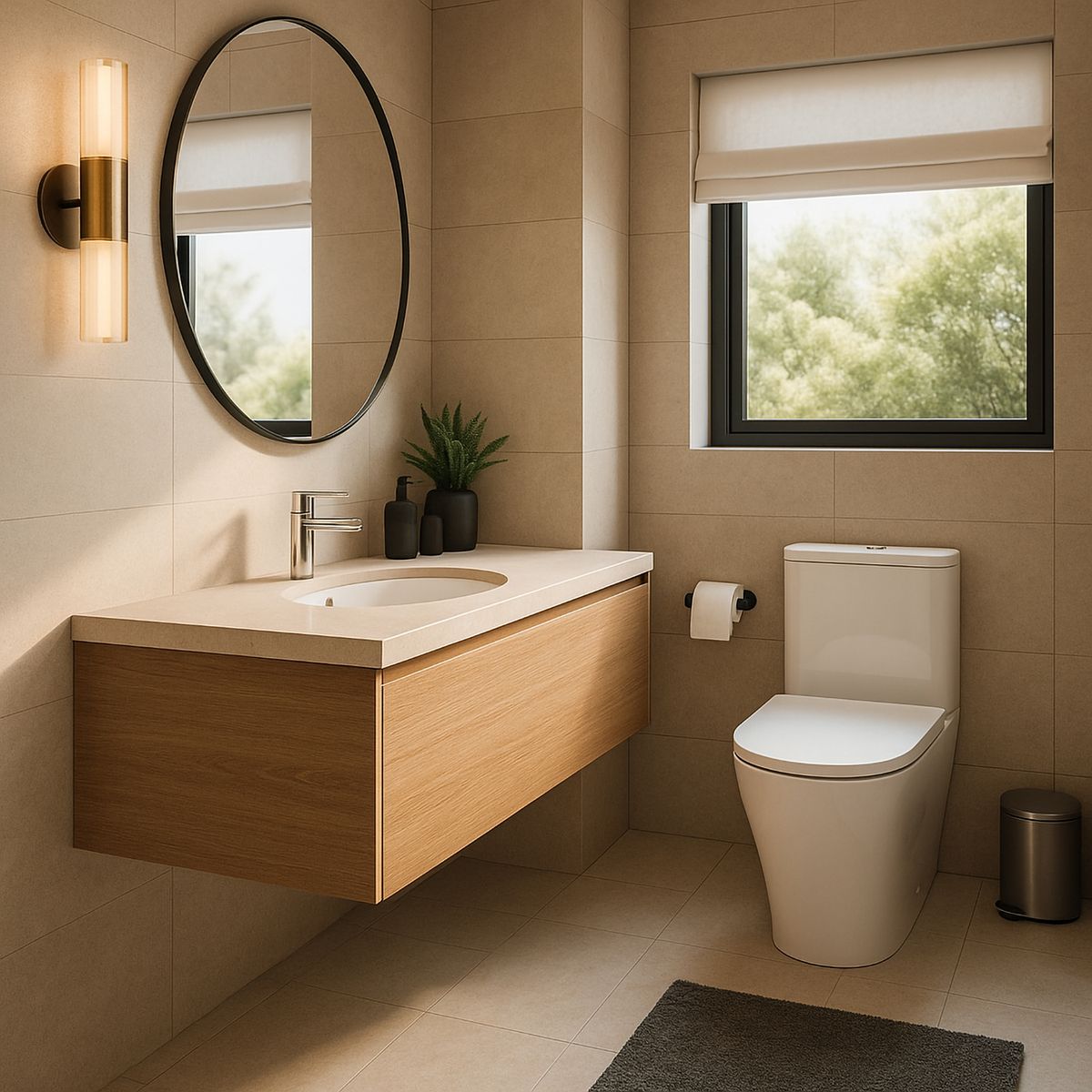 DOMSA - Pack de 3 lavamanos bajo cubierta Forma Ovalada Arcilla 44x19x37 cm BLANCO