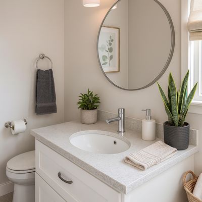 Imagen 2 del producto Pack de 3 lavamanos bajo cubierta Forma Ovalada Loza 47x19x39 cm Blanco