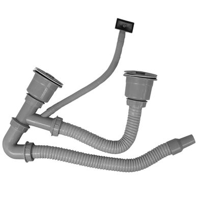 Desage con sifn doble para lavaplatos  p02
