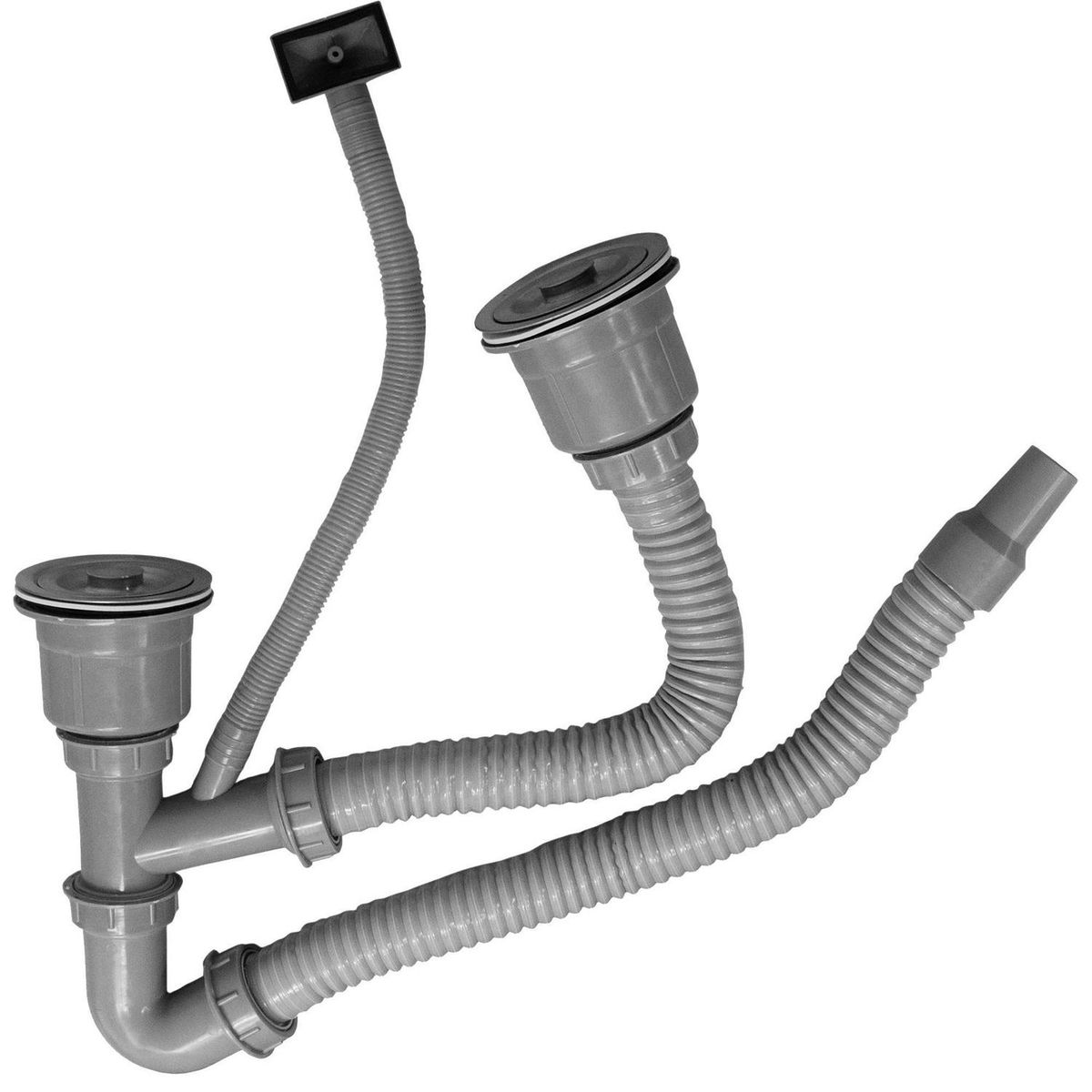 DOMSA - Desagüe con sifón doble para lavaplatos  p02