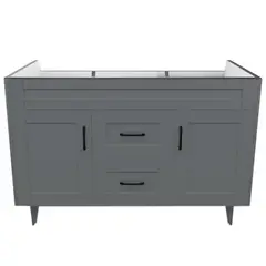 DOMSA - Mueble vanitorio deluxe d 120 cm gris (sin cubierta)
