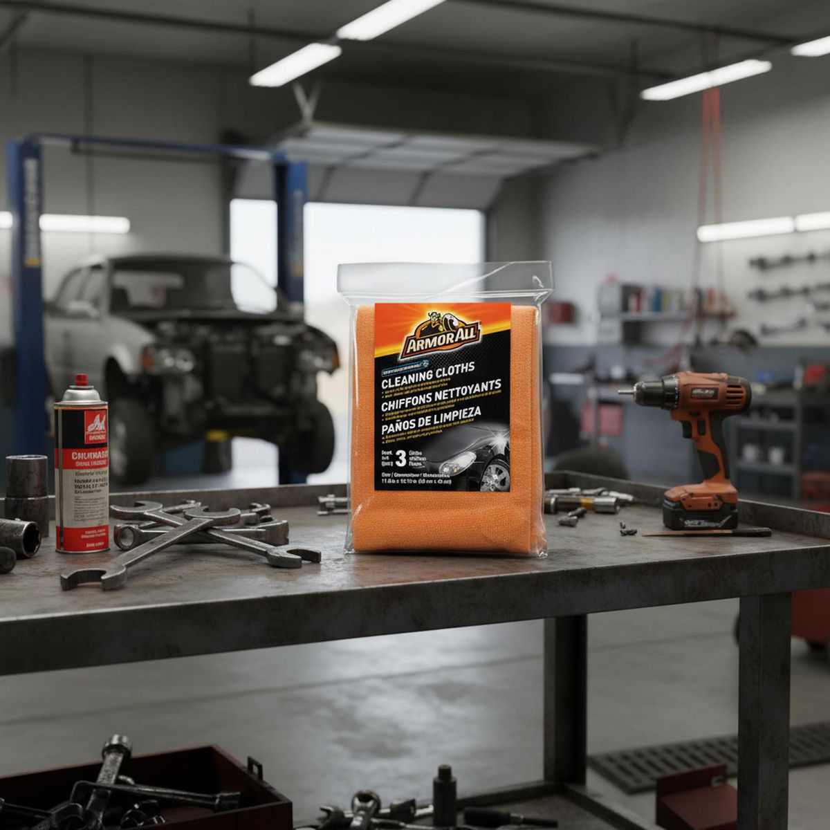 ARMOR ALL - Set de Paños Limpieza Armor All Multiuso 3 Unidades