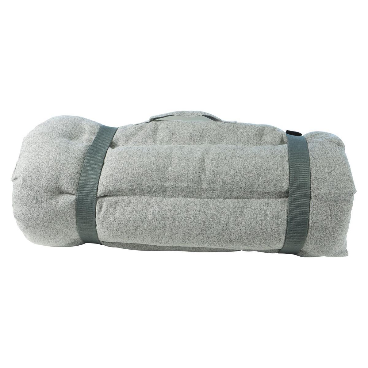 PETWOOW - Cama Roller Maya para Perro 52x78x19 cm Gris