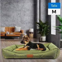 PETWOOW - Cama Lucky M para Perro 11x11x40 cm Celeste-Azul marino