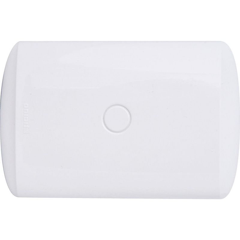 BTICINO - Placa ciega con soporte blanco