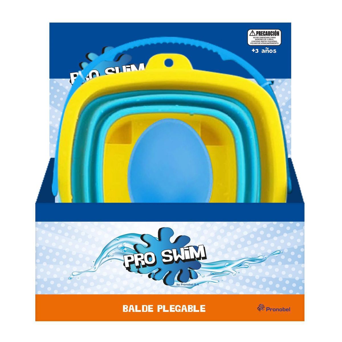 PRONOBEL - Cubo plegable con accesorios 22x26cm nobel toys