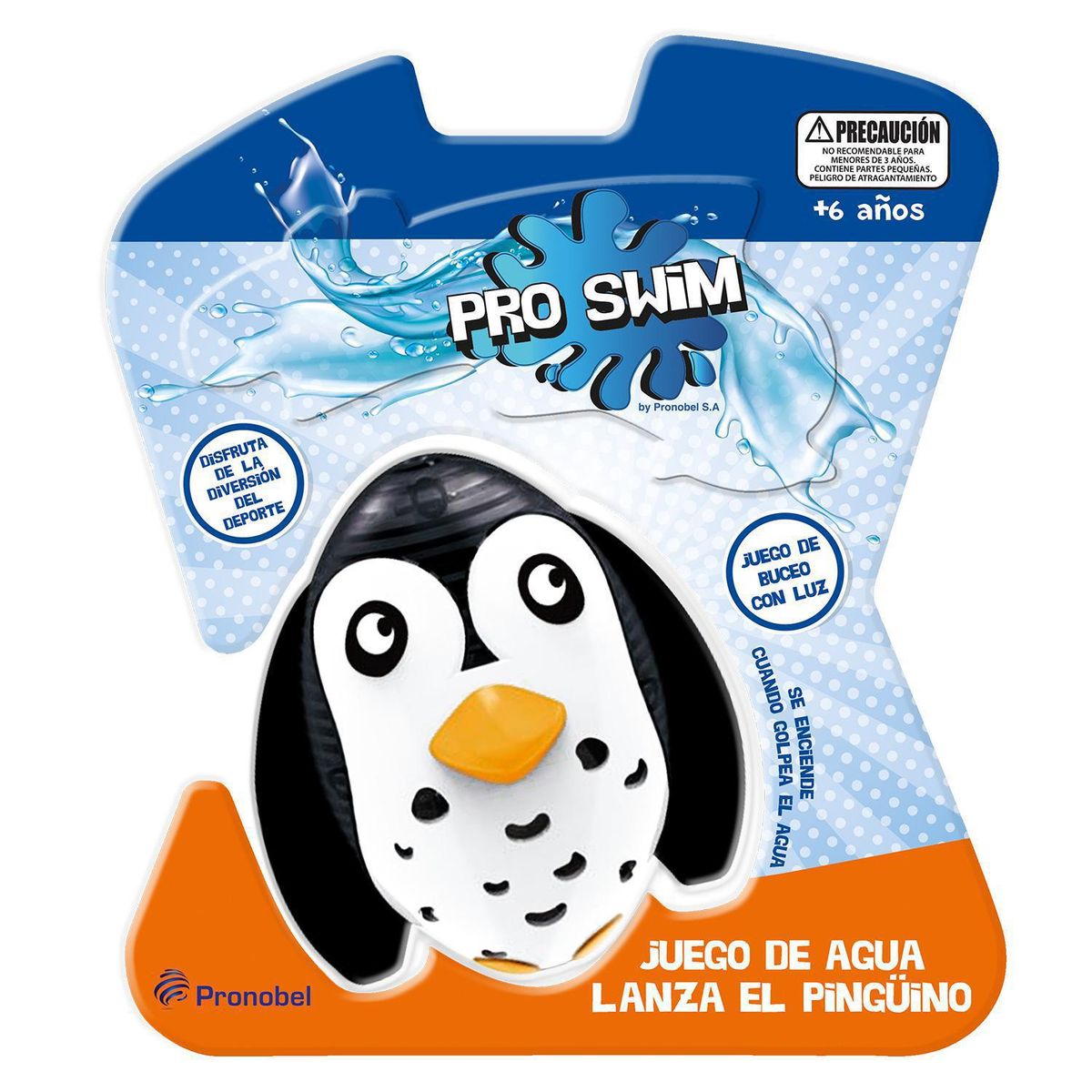 PRONOBEL - Juego de Buceo Pingüino Negro/ Blanco 19x22x7 cm