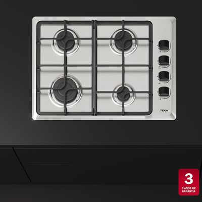 Imagen 2 del producto Encimera Gas Licuado 4 Platos Inox HLX-540 KBB OC IX