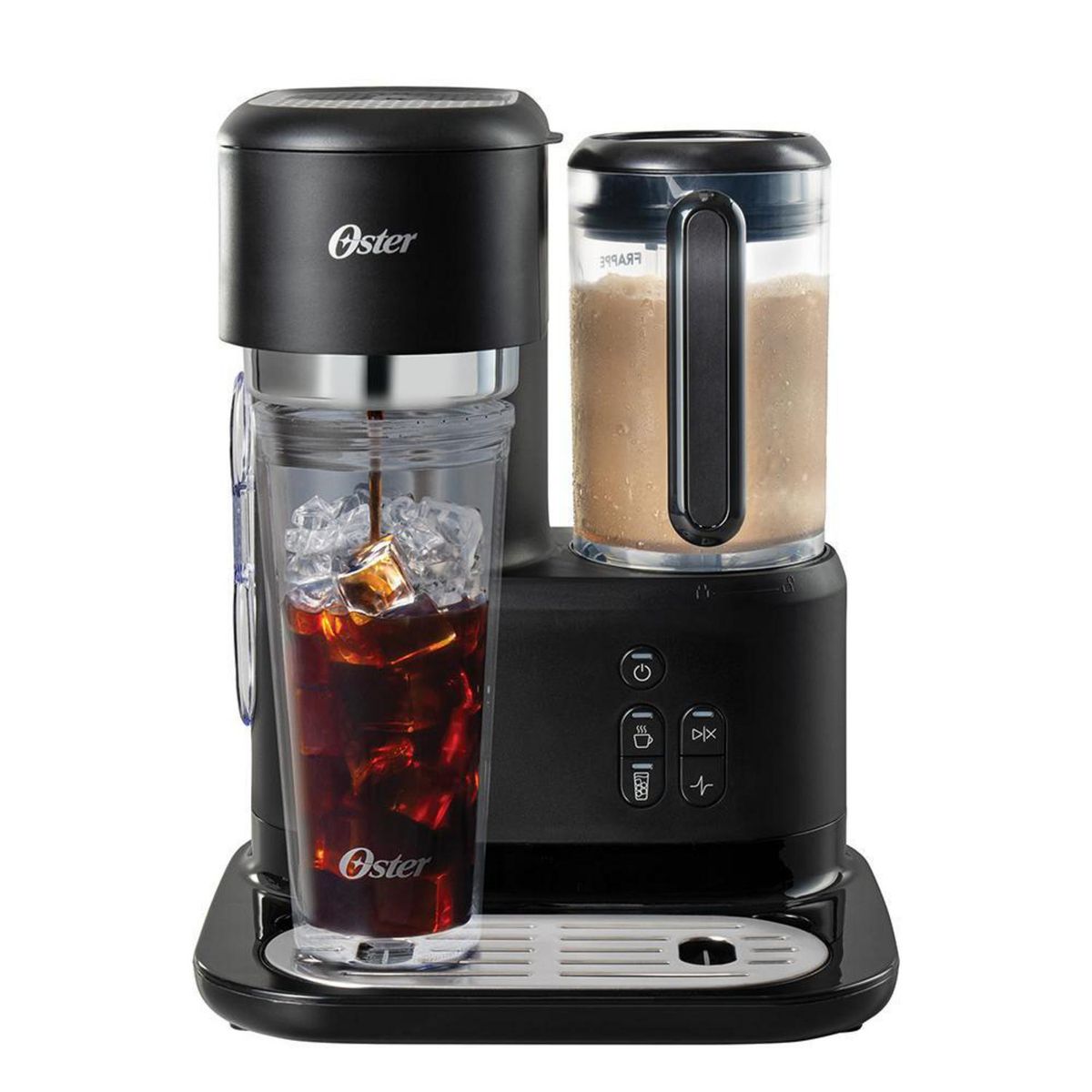 OSTER - Cafetera Frappé 650 ml 900 W Negro