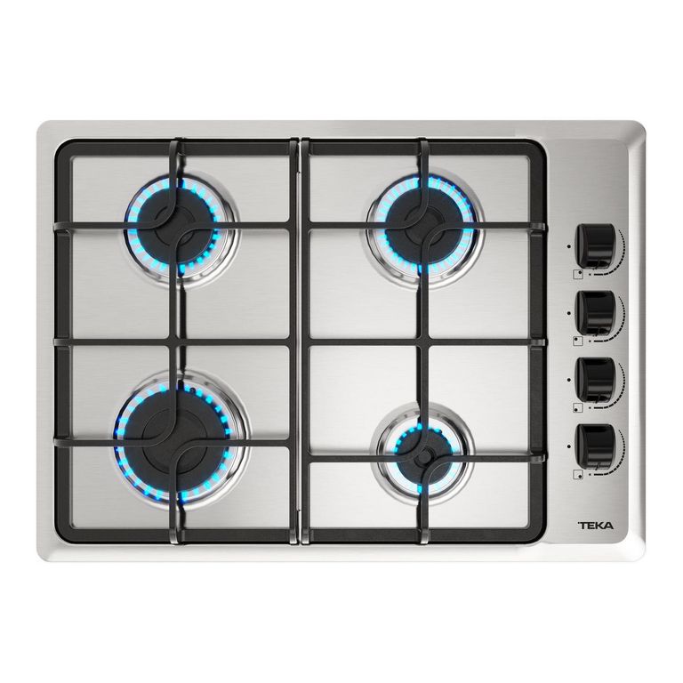 TEKA Encimera Gas Natural 4 Platos HLX-540 KBN OC IX