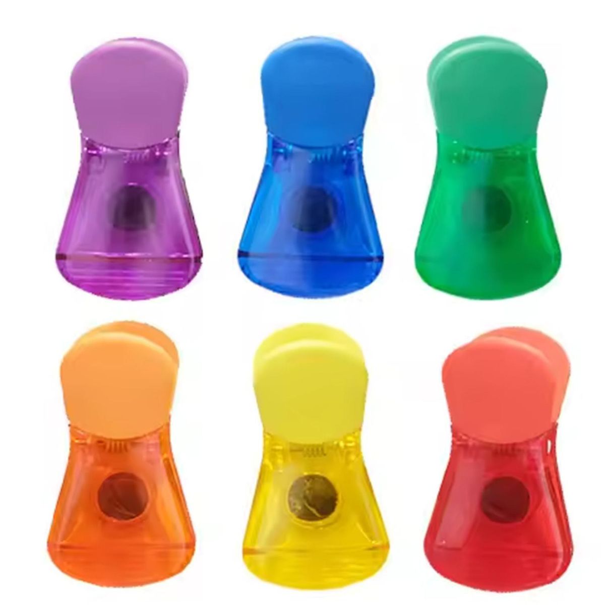 GLAD - Clips Magnéticos para Bolsas 4x15x22 cm Multicolor