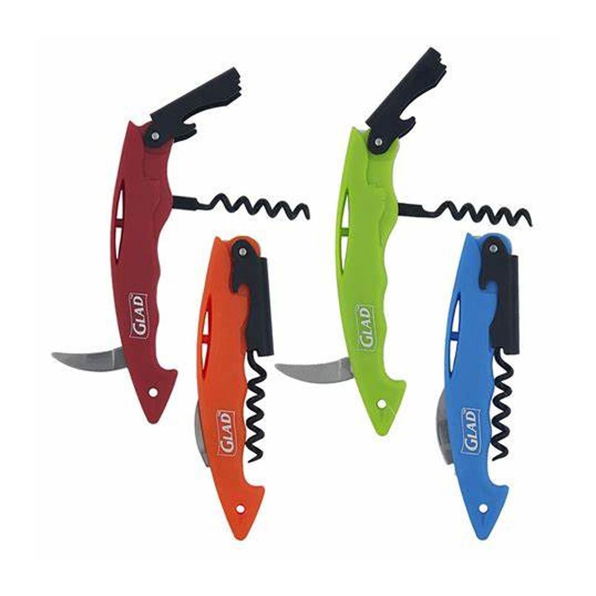 GLAD - Abridor Botellas Mesero Glad Colores Surtidos Profesional
