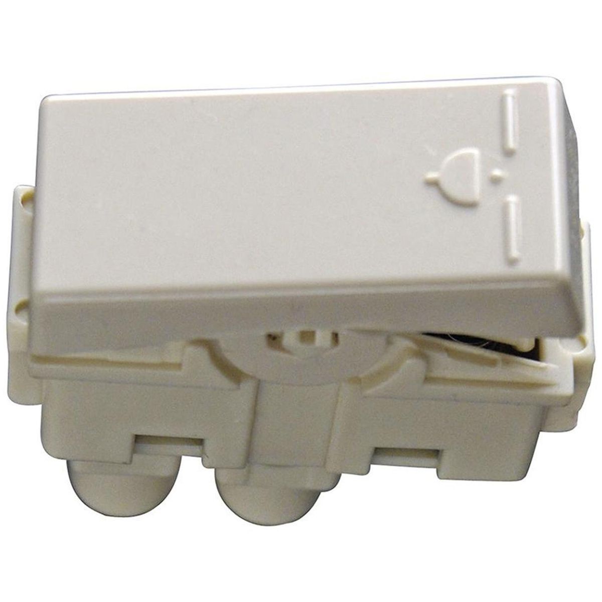 BTICINO - Módulo interruptor pulsador 10 A blanco