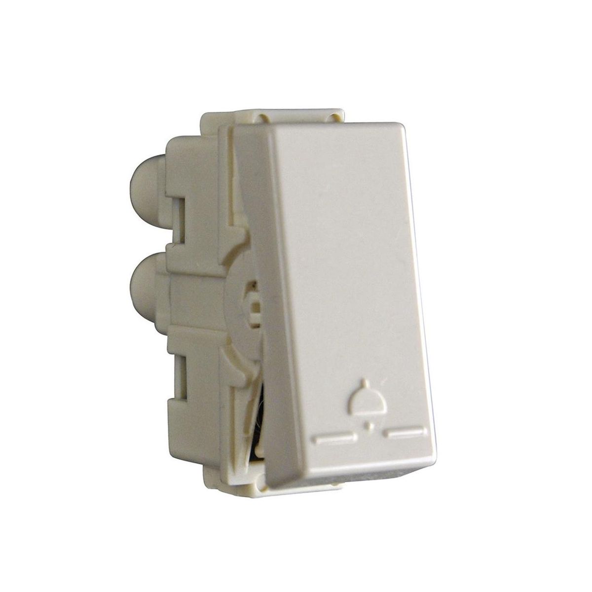 BTICINO - Módulo interruptor pulsador 10 A blanco