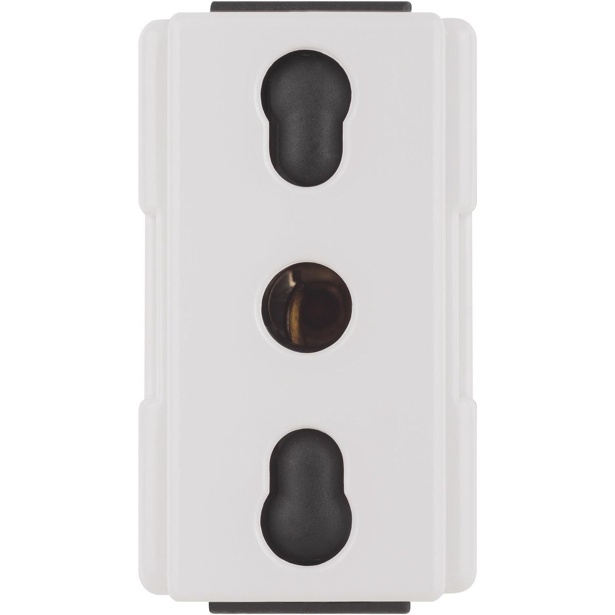 BTICINO - Módulo tomacorriente 2p+t 10 a 16 A blanco