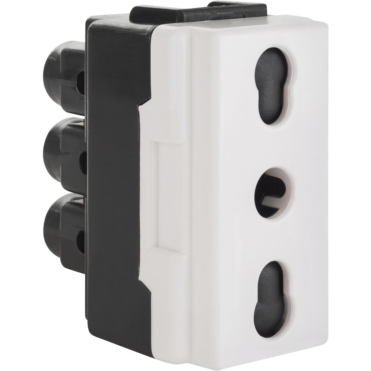 BTICINO - Módulo tomacorriente 2p+t 10 a 16 A blanco