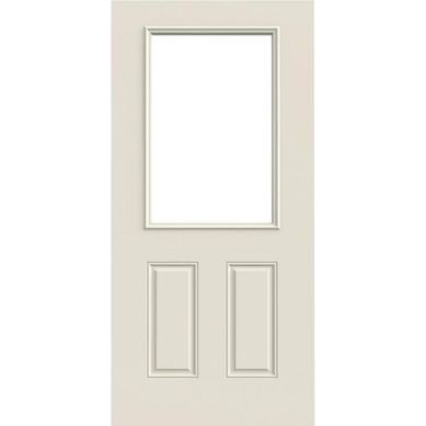 Puerta con Vidrio Termopanel Acero 85x210 cm 1 Luz Blanco