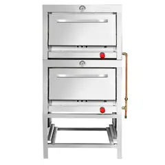 TICGAS - Horno Gas Natural Piso 260 Litros 2 Cámaras