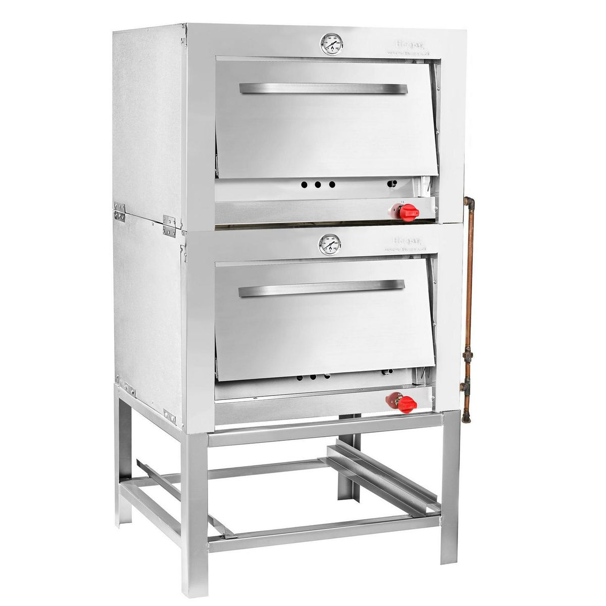 TICGAS - Horno Gas Natural Piso 300 Litros 2 Cámaras