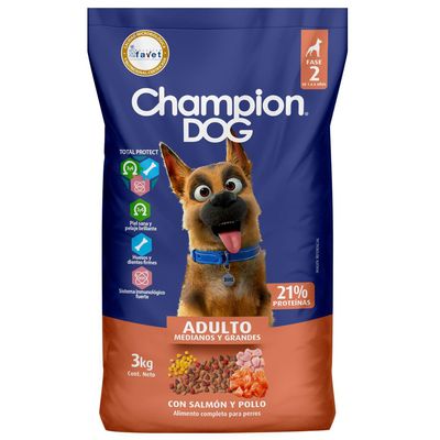 Imagen 2 del producto Alimento para Perro Adulto Salmon Pollo 3 kg