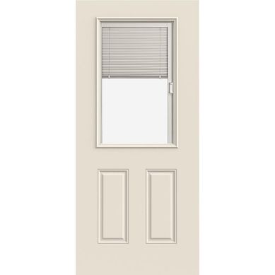 Puerta con Vidrio Termopanel Acero 85x210 cm PERSIANA Blanco