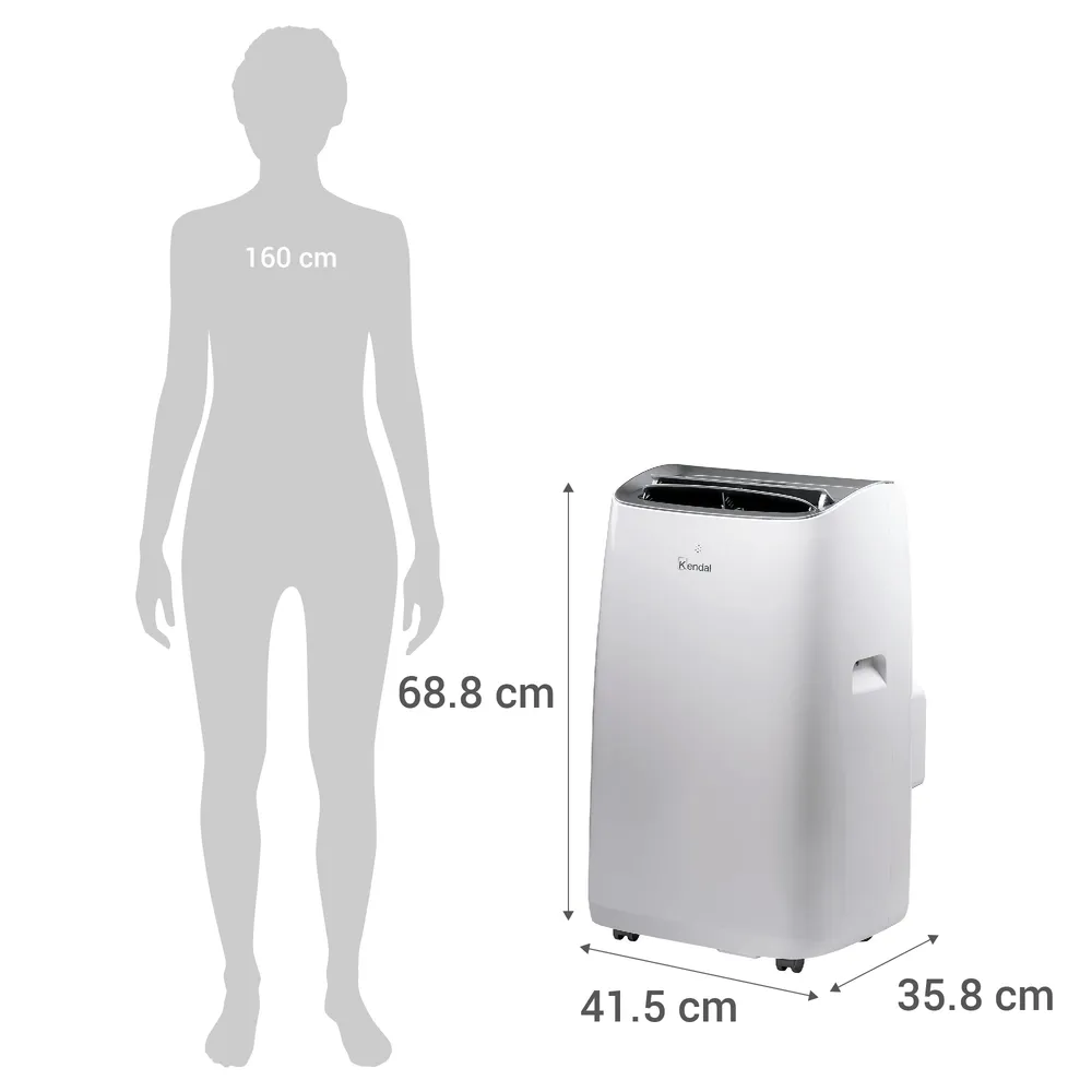 Kendal Eva III Pro 14000 BTU Portátil Frío/Calor Wi-Fi Blanco, foto 10