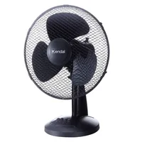 Ventilador sobremesa negro 12""