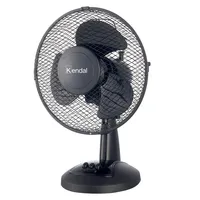 Ventilador sobremesa negro 9""