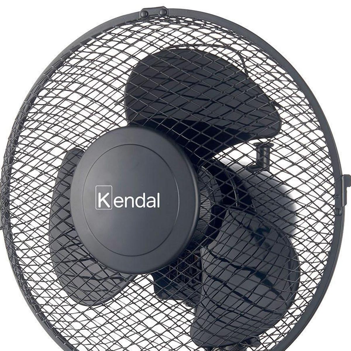 KENDAL - Ventilador sobremesa negro 9"