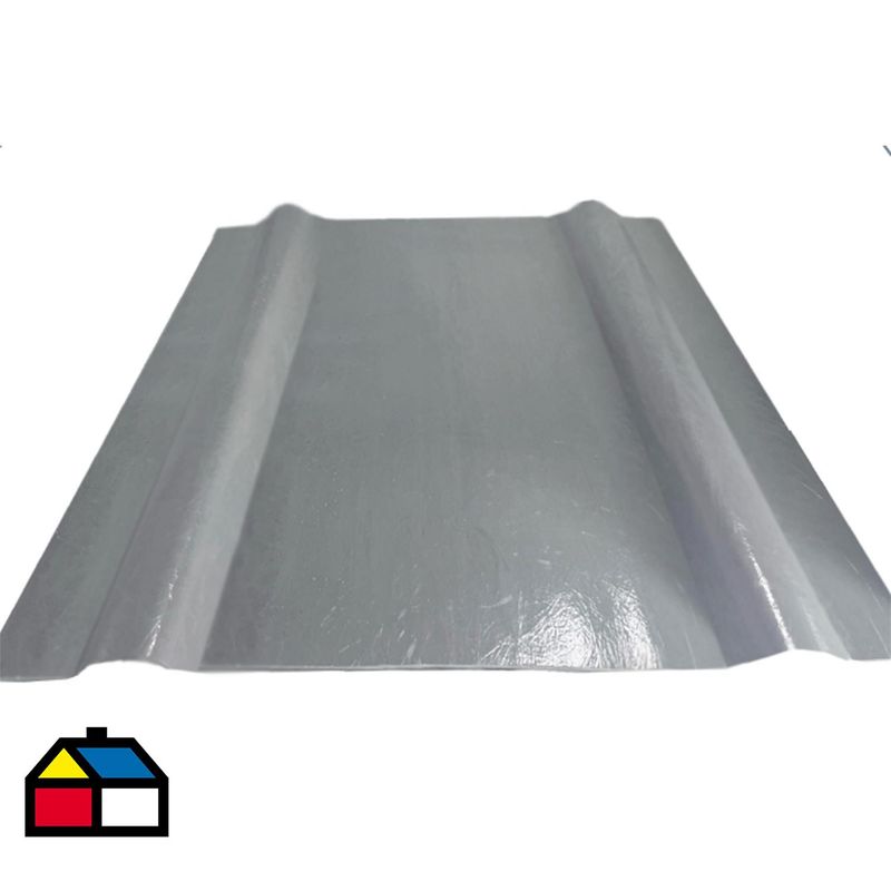 MASTERFIBRA - Plancha Fibra de vidrio 5V 0.7 mm 90x200 cm Blanco Luz