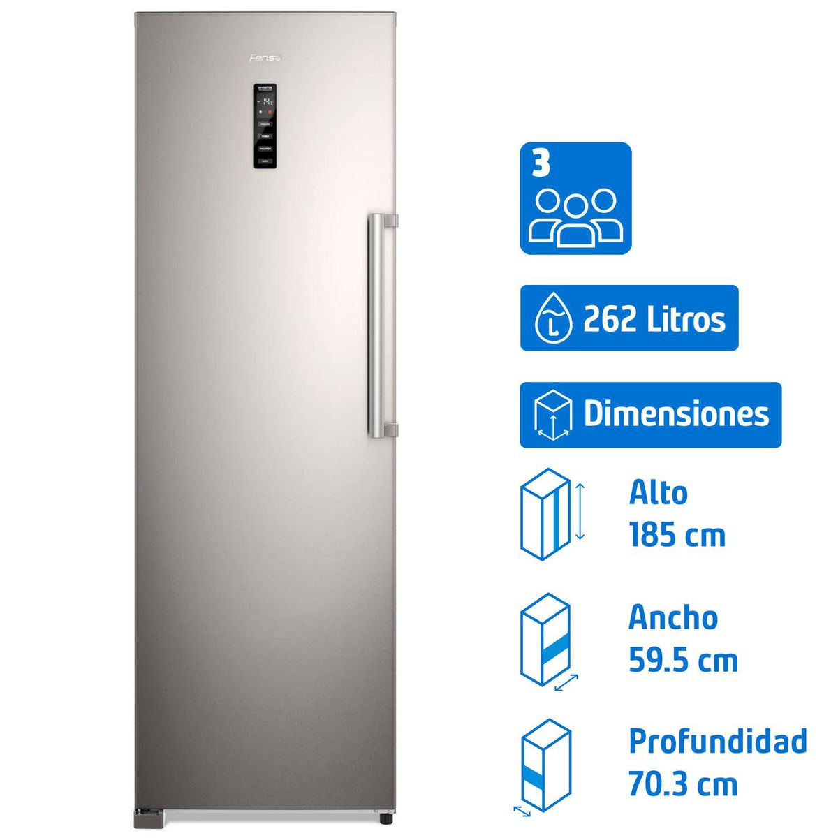 FENSA - Freezer Vertical 262 Litros FTI4S