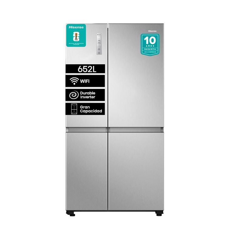 Refrigerador 2 Puertas Side by Side No Frost 635 Litros Inox RS820NV