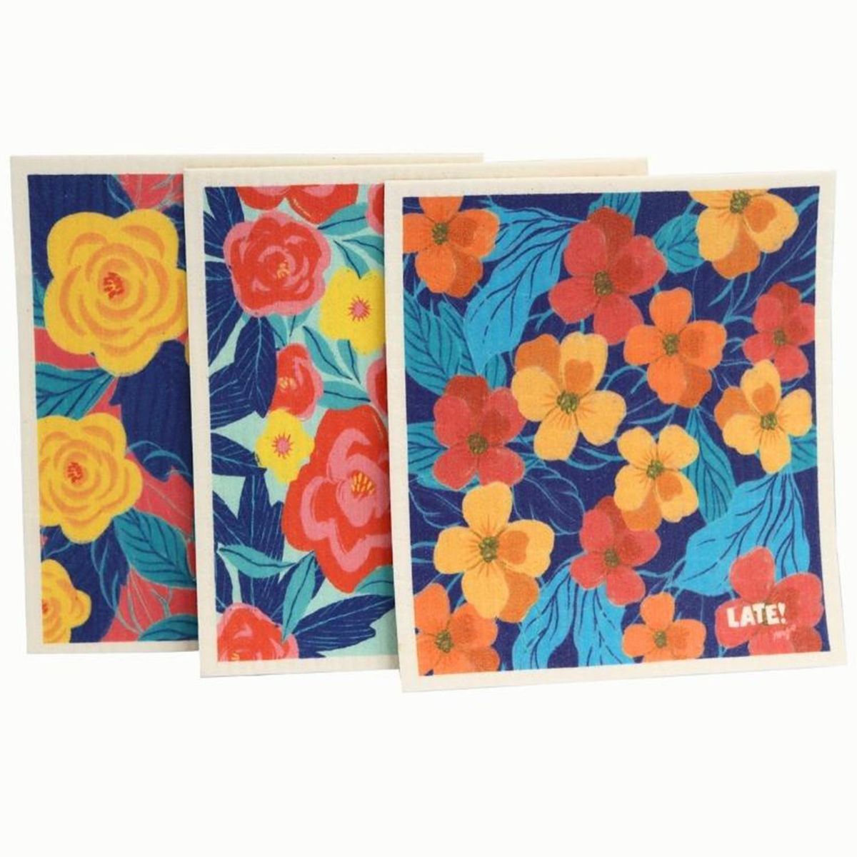 LATE - Paño esponja compostable 3 unid