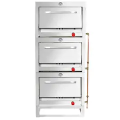 TICGAS - Horno Gas Licuado Piso 390 Litros 3 Cámaras