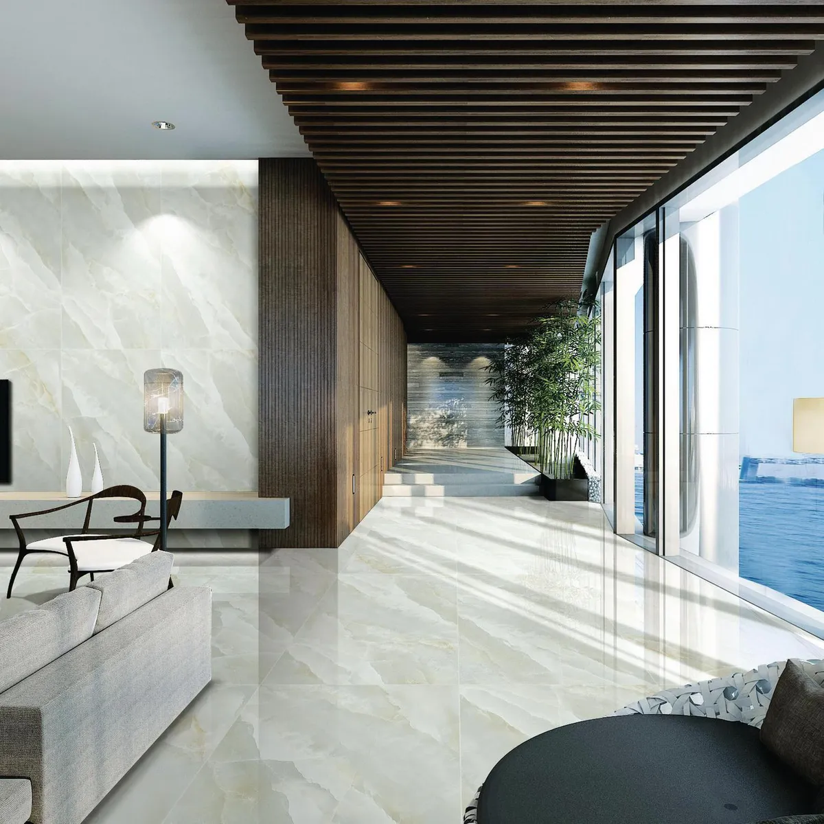 RALOSA - Porcelanato 60x120 cm Verona Brillo Gris 1.44 m2