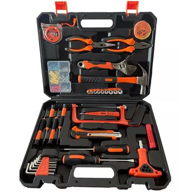 Set 150 piezas herramientas manuales + maletn porttil