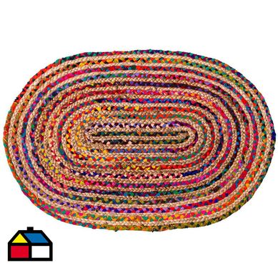 Alfombra colores oval 60x90 cm