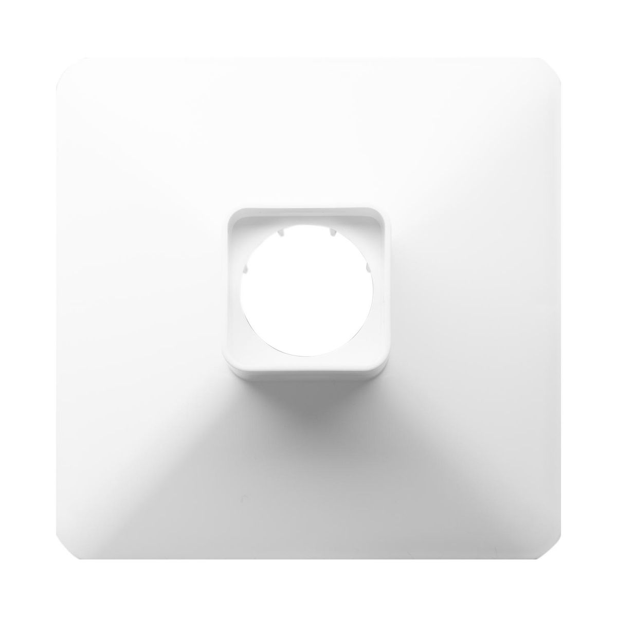 SCHNEIDER ELECTRIC - Base recta plafón para ampolleta E-27 cuadrado