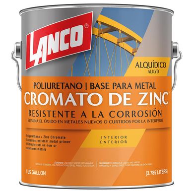 Anticorrosivo poliuretano cromato de zinc amarillo mate 1 galn