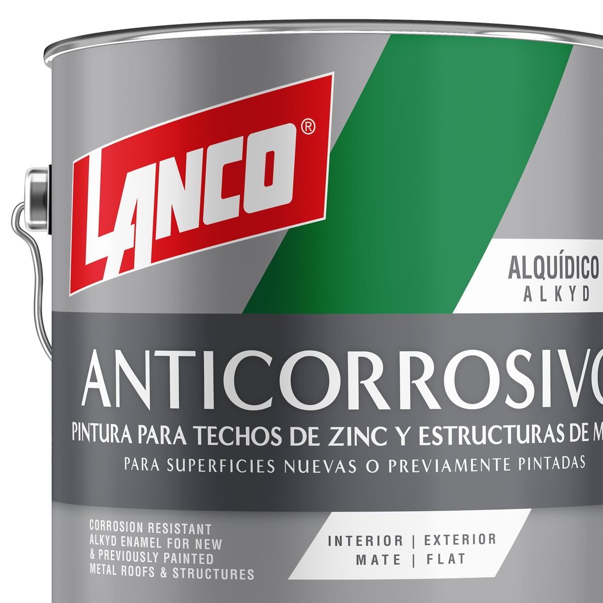 LANCO - Anticorrosivo Lata 1 galón(es) Mate Verde