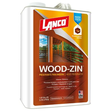 Antitermitas wood zinc transparente 1 galn