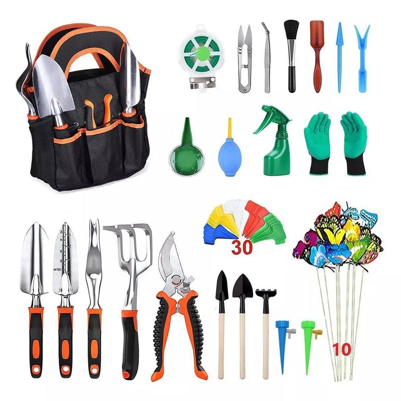 LERNEN - Kit herramientas de jardín 50 piezas