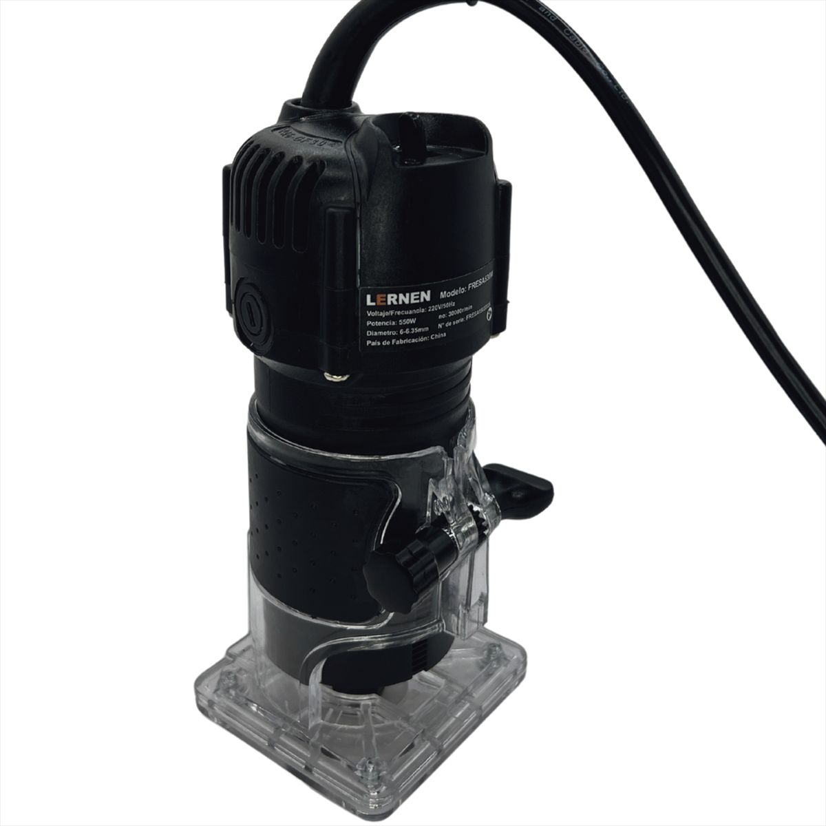 LERNEN - Fresadora eléctrica 550W + accesorios