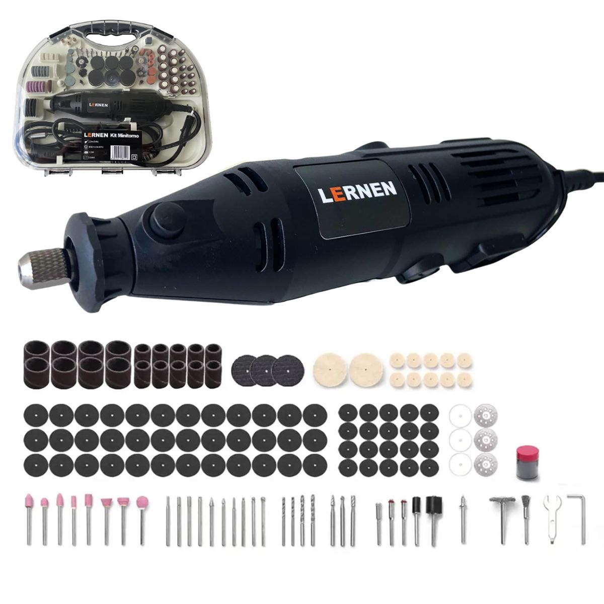 LERNEN - Herramienta multipropósito 135W - 211 piezas
