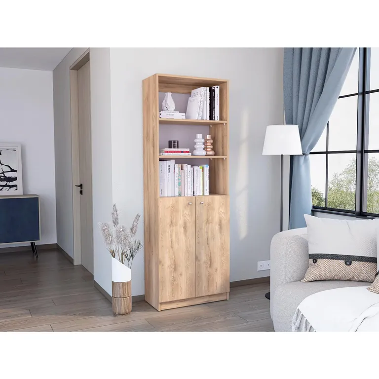 TUHOME Estante E4 Home MDP 3 Nivel(es) 62.8x180.6x29.9 cm