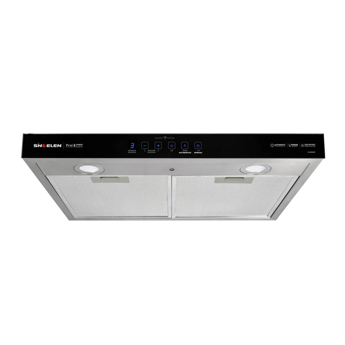 SINDELEN - Campana Automática Convencional 60 cm Inox CA-600AIN