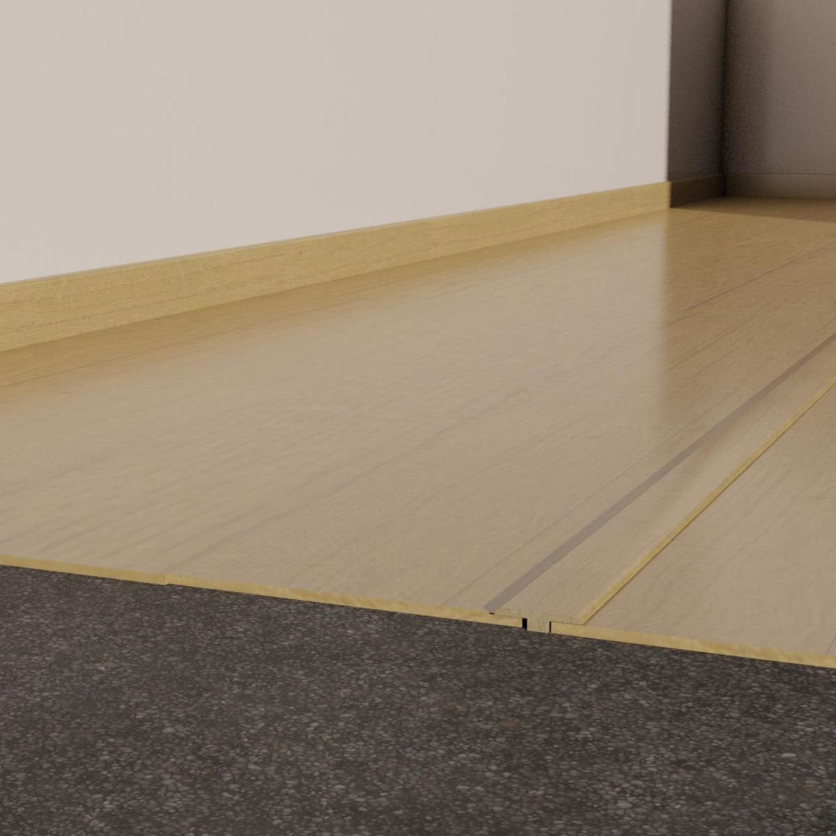 HOLZTEK - Guía de Transición MDF Roble 12 mm 4.5x100 cm