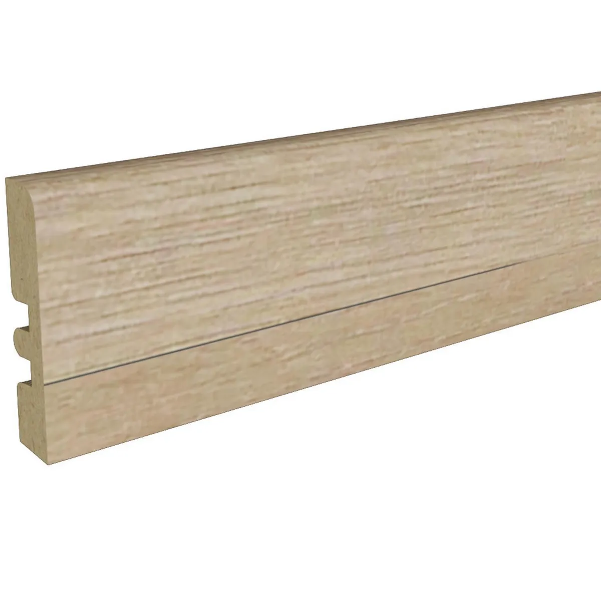 HOLZTEK - Guardapolvo MDF Oak Natural 12 mm 7x240 cm